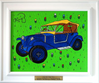 František R. Čech - 1926 Tatra 11 Phaetton ( modrá ) - originál 